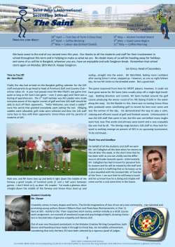 The Saint - Saint John`s International School