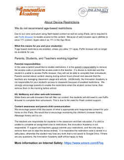 About Device Restrictions