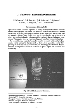 2 Spacecraft Thermal Environments
