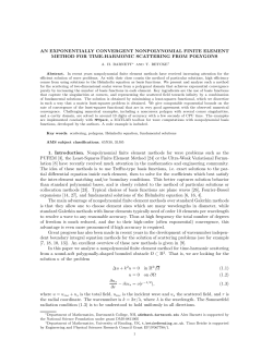 An exponentially convergent nonpolynomial finite element method