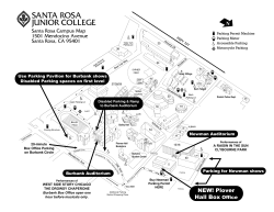 Map and Directions - Summer Rep Theatre Festival