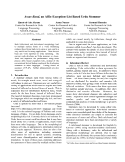 Assas-Band, an Affix-Exception