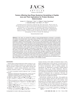 Factors Affecting Gas-Phase Deuterium Scrambling in Peptide Ions