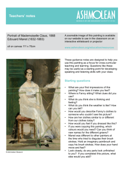 Teachers` notes - Ashmolean Museum