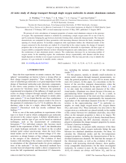 Ab initio study of charge transport through single oxygen molecules