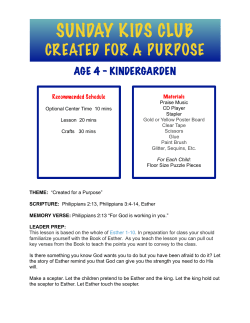 Age 4 &ndash; K Lesson Plan