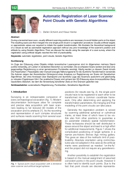 Automatic Registration of Laser Scanner Point Clouds with Genetic