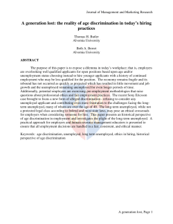 the reality of age discrimination in today`s hiring practices