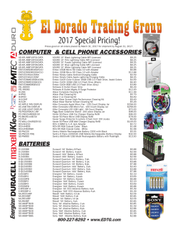 2017 Special Pricing!