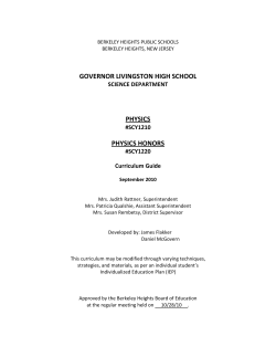 here. - Berkeley Heights Public Schools