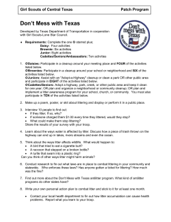 Don`t Mess with Texas - Girl Scouts Central Texas
