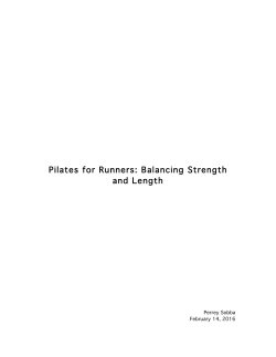 Pilates for Runners: Balancing Strength and Length