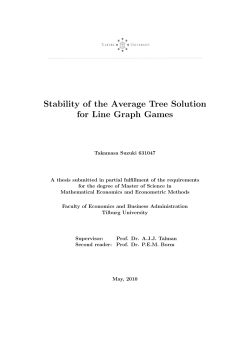 Stability of the Average Tree Solution for Line Graph Games