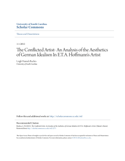 The Conflicted Artist- An Analysis of the