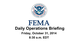 Daily Operations Briefing