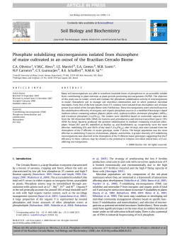 2015 Oliveira et al. phosphate solubilizing microbes Soil Biol