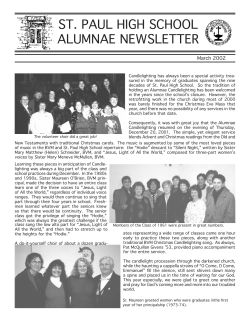 March 2002 - St. Paul High School Alumnae