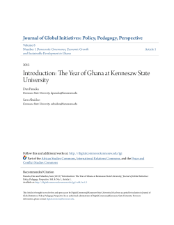 The Year of Ghana at Kennesaw State University