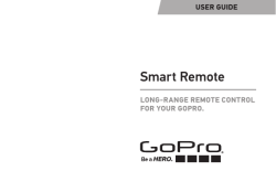 GoPro Smart Remote Manual - Voorheesville Public Library