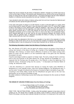 Club and Curling History - Stewarton Heather Curling Club