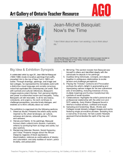 Jean-Michel Basquiat: Now`s the Time