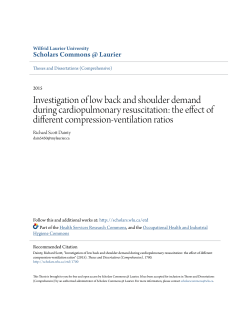 Investigation of low back and shoulder demand during