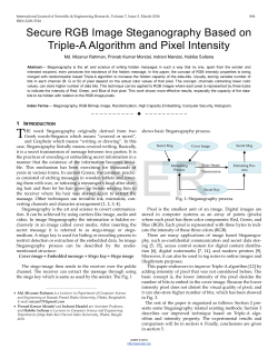 Secure RGB Image Steganography Based on Triple-A