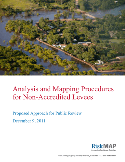 FEMA-Analysis and Mapping Procedures for Non
