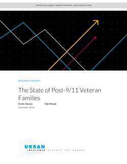 The State of Post-9/11 Veteran Families