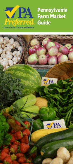 Pennsylvania Farm Market Guide