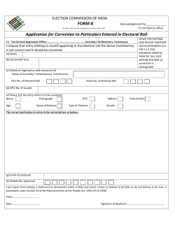 Form- 8 - Election Commission of India