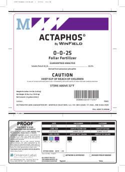 Product Label - Kelly Registration Systems