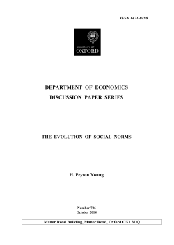 Paper - University of Oxford, Department of Economics