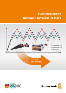 Fully Modulating Schwank Infrared Heaters
