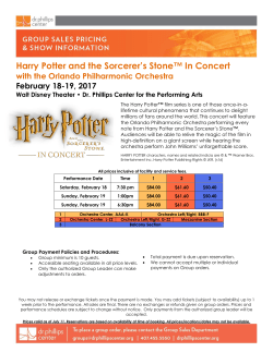 Harry Potter and the Sorcerer`s Stone&trade; In Concert