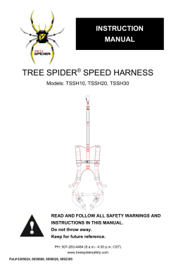 tree spider&reg; speed harness - Robinson Outdoor Products