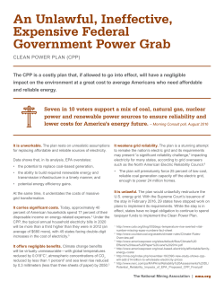An Unlawful, Ineffective, Expensive Federal Government Power Grab