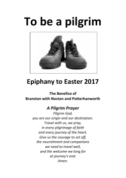 To be a pilgrim - Diocese of Lincoln