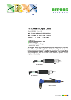 Pneumatic Angle Drills