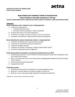 Prior Authorization Review Panel