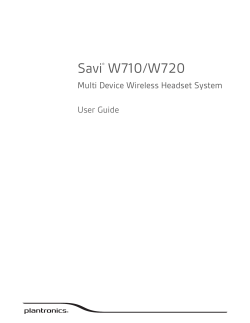 Savi&reg; W710/W720