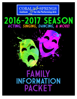 the Family Information Packet 2016-2017
