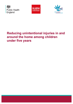 Reducing unintentional injuries in and around the home among