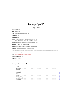 Package `geoR`