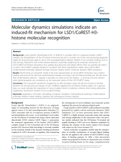Molecular dynamics simulations indicate an induced