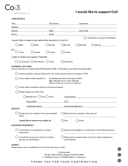 I would like to support Co3