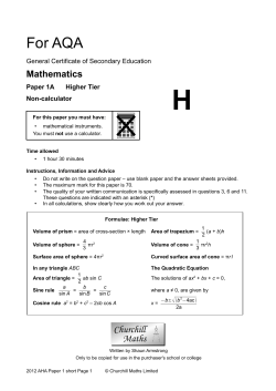 CML-2012-AHA-Short-P.. - Dawlish Community College