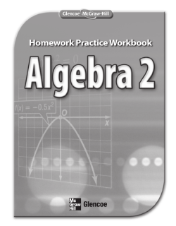 Homework Practice Workbook - McGraw Hill Higher Education