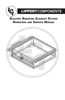 Electric Bedroom Slideout