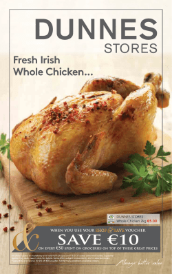 SAVE &euro;10 - Dunnes Stores